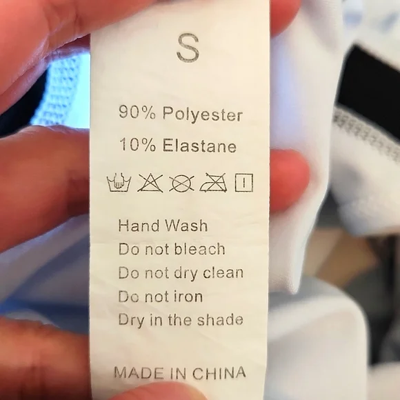 Black and White Athletic Dress - Picture 3 of 4